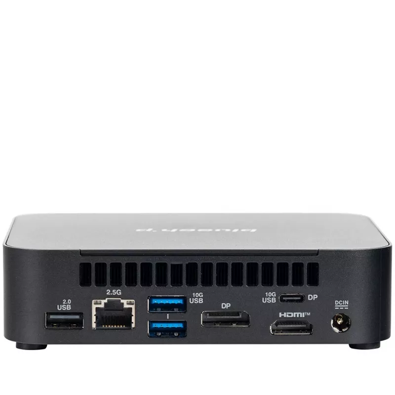 bluechip BUSINESSline M14150 Intel® N N150 8 GB DDR5-SDRAM 500 GB SSD Windows 11 Pro Mini PC Czarny