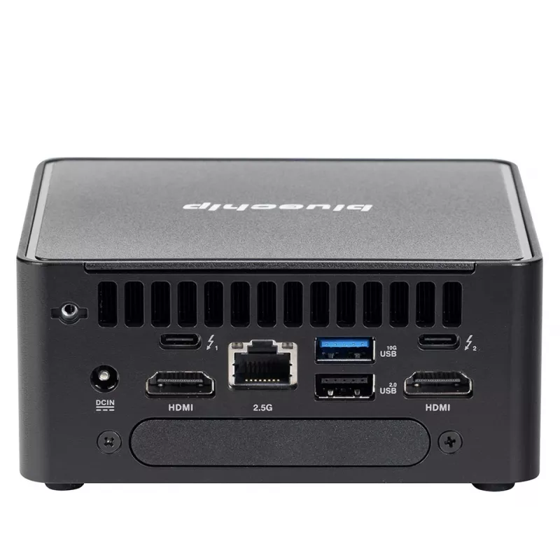 bluechip BUSINESSline M1435 Intel Core 3 100U 8 GB DDR5-SDRAM 500 GB SSD Windows 11 Pro Mini PC Czarny