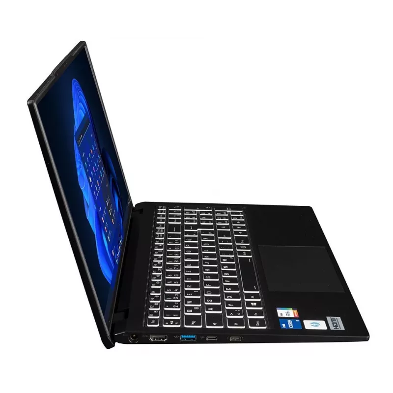 bluechip TRAVELline B15W57 Intel® Core™ i5-1335U Procesor / 4,60 GHz, Windows 11 Pro, 15,6-calowy matowy panel IPS, 1920 x 1080, 16 GB DDR5, 500 GB NVMe SSD, Intel® WiFi 6 AX211 2×2, Bluetooth 5.3, Gigabit Ethernet, Intel® Iris® Xe Graphics, Thunderbolt™ 4 przez port Type-C