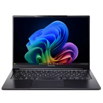 bluechip TRAVELline U14W17, Copilot+ PC Intel Core Ultra 5 135H Laptop 35.6 cm (14 cali) 16 GB LPDDR5x-SDRAM 500 GB SSD Wi-Fi 7 (802.11be) Windows 11 Pro Czarny