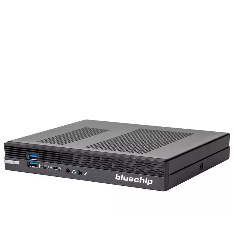 bluechip BUSINESSline S3136 Intel® Core™ i3 Procesor 14100 / do 4,70 GHz, Windows 11 Pro, 8 GB DDR5, 500 GB NVMe SSD, Intel® Wi-Fi 6 AX201, Bluetooth 5.3, 1 × RJ45 (2,5 Gb/s), Intel® UHD Graphics