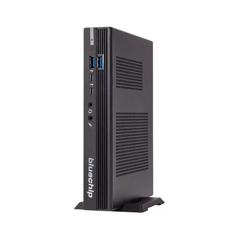 bluechip BUSINESSline S3136 Intel® Core™ i3 Procesor 14100 / do 4,70 GHz, Windows 11 Pro, 8 GB DDR5, 500 GB NVMe SSD, Intel® Wi-Fi 6 AX201, Bluetooth 5.3, 1 × RJ45 (2,5 Gb/s), Intel® UHD Graphics