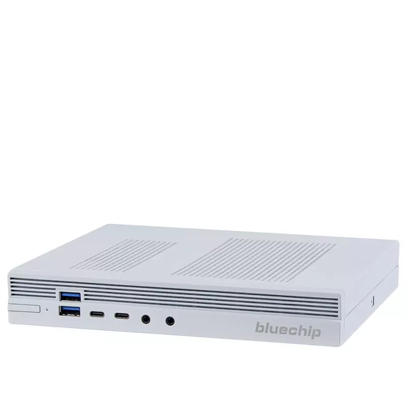 bluechip BUSINESSline S3160 *biały* Intel® Core™ i5 Procesor 14400 / do 4,70 GHz, Windows 11 Pro, 8 GB DDR5, 500 GB NVMe SSD, Intel® Wi-Fi 6, Bluetooth 5.3, 1 × RJ45 (2,5 Gb/s), Intel® UHD Grafik