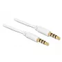 Kabel audio DeLOCK 83440 1m 3.5mm Biały