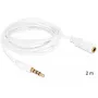 Kabel audio DeLOCK 3.5mm 2m biały