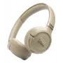 Zestaw słuchawkowy JBL Tune 680NC, przewodowy i bezprzewodowy (Bluetooth, USB-C), nauszny, pałąk nagłowny, beżowy, 20–20000 Hz, 161 g