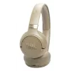 Zestaw słuchawkowy JBL Tune 680NC, przewodowy i bezprzewodowy (Bluetooth, USB-C), nauszny, pałąk nagłowny, beżowy, 20–20000 Hz, 161 g