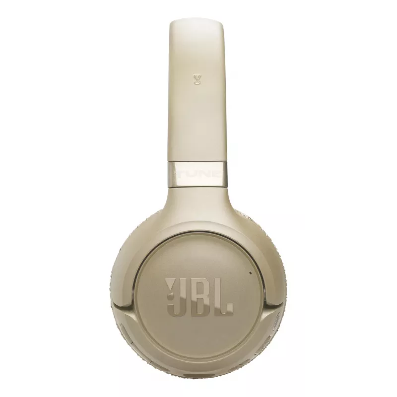 Zestaw słuchawkowy JBL Tune 680NC, przewodowy i bezprzewodowy (Bluetooth, USB-C), nauszny, pałąk nagłowny, beżowy, 20–20000 Hz, 161 g