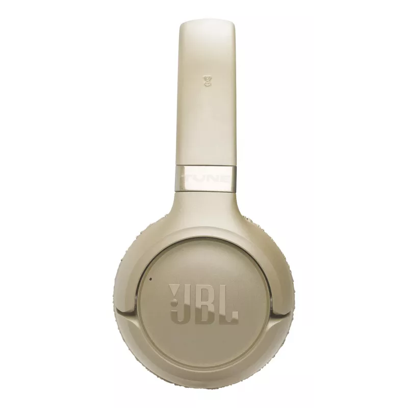 Zestaw słuchawkowy JBL Tune 680NC, przewodowy i bezprzewodowy (Bluetooth, USB-C), nauszny, pałąk nagłowny, beżowy, 20–20000 Hz, 161 g
