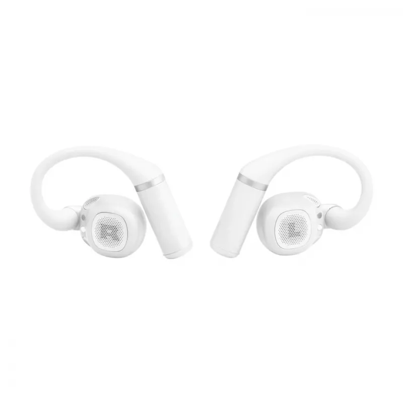 Zestaw słuchawkowy JBL Sense Pro TWS z zaczepem na ucho, do połączeń i muzyki, 20–40000 Hz, podstawka ładująca USB-C, biały