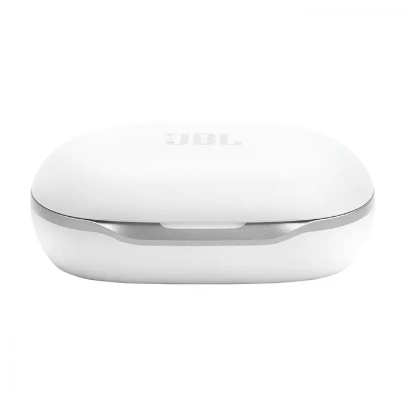 Zestaw słuchawkowy JBL Sense Pro TWS z zaczepem na ucho, do połączeń i muzyki, 20–40000 Hz, podstawka ładująca USB-C, biały