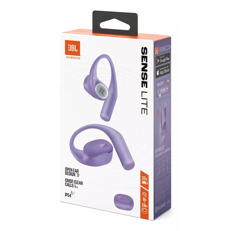 JBL Sense Lite Zestaw słuchawkowy Bezprzewodowy Zaczep na ucho Muzyka Bluetooth Fioletowy
