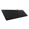 Klawiatura CHERRY STREAM do domu/biura USB QWERTY Portuguese czarna szara pełnowymiarowa 115 klawiszy