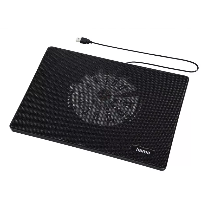 Podkładka chłodząca Hama cienki do laptopa 39,6 cm (15,6 cala) Czarna