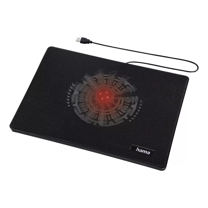 Podkładka chłodząca Hama cienki do laptopa 39,6 cm (15,6 cala) Czarna