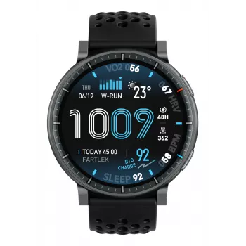 Smartwatch Amazfit Active Max okrągły AMOLED 1,5 cala 480×480 ekran dotykowy 64 MB RAM 4 GB 658 mAh czarny