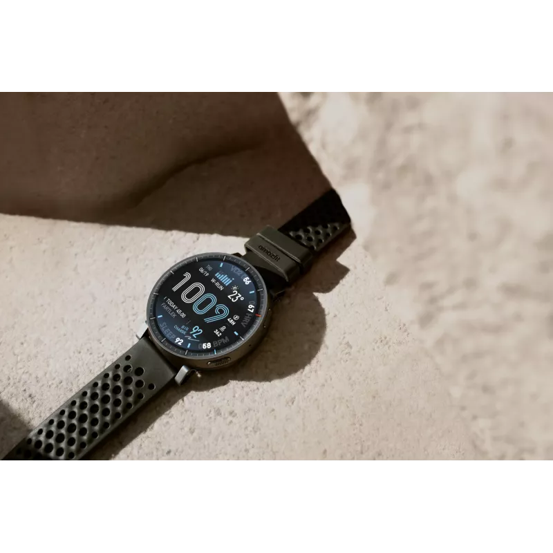 Smartwatch Amazfit Active Max okrągły AMOLED 1,5 cala 480×480 ekran dotykowy 64 MB RAM 4 GB 658 mAh czarny
