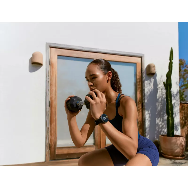 Smartwatch Amazfit Active Max okrągły AMOLED 1,5 cala 480×480 ekran dotykowy 64 MB RAM 4 GB 658 mAh czarny