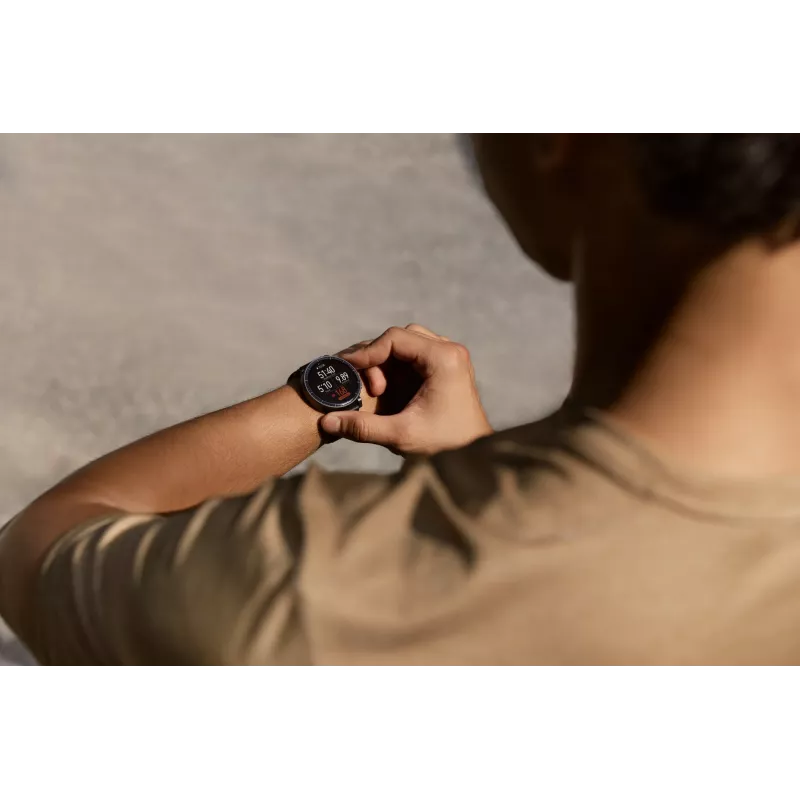 Smartwatch Amazfit Active Max okrągły AMOLED 1,5 cala 480×480 ekran dotykowy 64 MB RAM 4 GB 658 mAh czarny