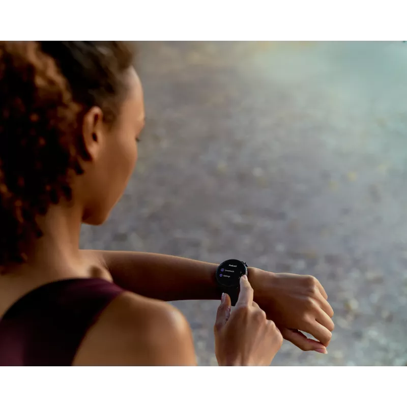 Smartwatch Amazfit Active Max okrągły AMOLED 1,5 cala 480×480 ekran dotykowy 64 MB RAM 4 GB 658 mAh czarny