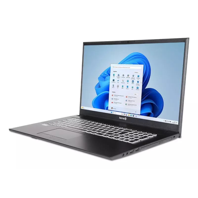 TERRA 1220855 laptop Intel® Core™ i5 i5-1334U 43,9 cm (17,3 cala) Full HD 16 GB DDR4-SDRAM 500 GB SSD Wi-Fi 6 (802.11ax) Windows 11 Home German szary