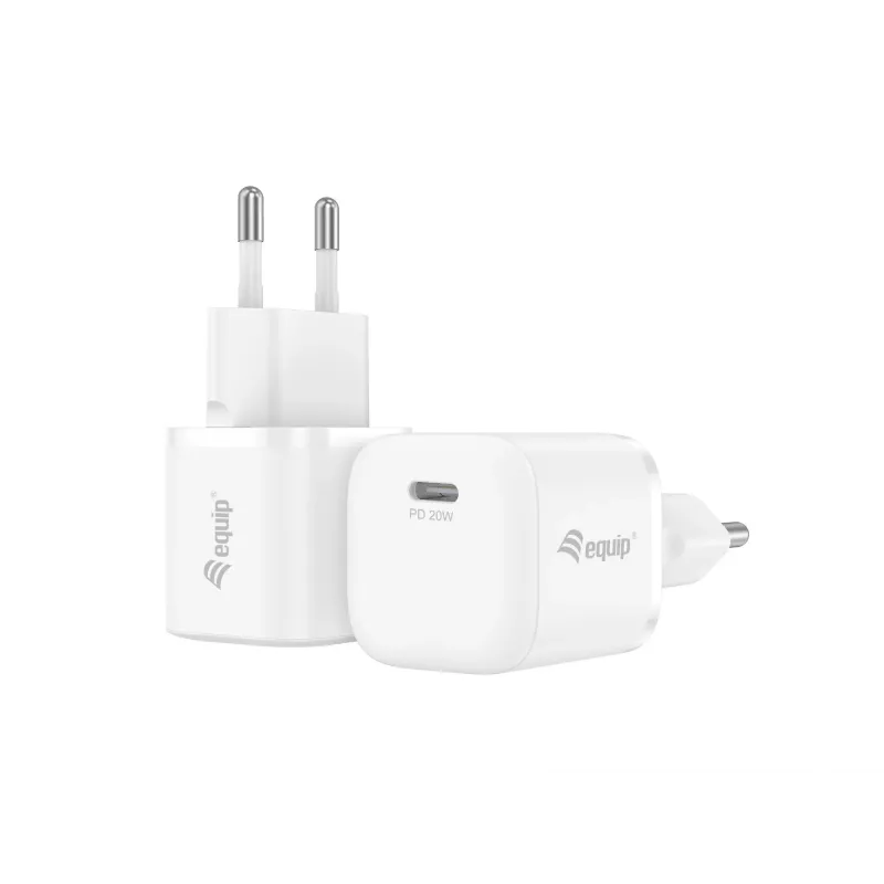 Equip 1-Port 20W USB-C PD Charger Indoor AC biały 100-240V