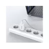 Ładowarka ścienna EQUIP 1-Port 20W GaN USB-C PD — wejście 100–240V, wyjście maks. 12V, biała