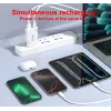 EQUIP 2‑portowa 20W GaN cienki ładowarka USB PD — USB‑C x1, USB‑A x1, wejście 100–240V, maks. wyjście 12V, biała