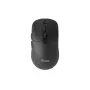 EQUIP Symetryczna mysz bezprzewodowa 6-przyciskowa Dual Mode, optyczna 1600 DPI, RF + Bluetooth, czarna