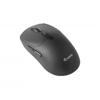 EQUIP Symetryczna mysz bezprzewodowa 6-przyciskowa Dual Mode, optyczna 1600 DPI, RF + Bluetooth, czarna