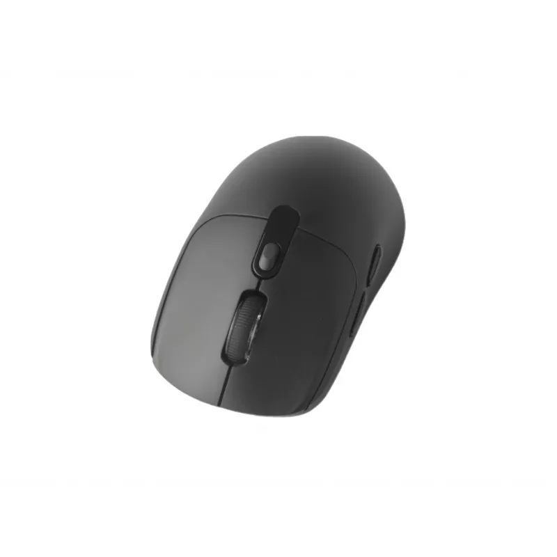EQUIP Symetryczna mysz bezprzewodowa 6-przyciskowa Dual Mode, optyczna 1600 DPI, RF + Bluetooth, czarna