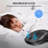 EQUIP Symetryczna mysz bezprzewodowa 6-przyciskowa Dual Mode, optyczna 1600 DPI, RF + Bluetooth, czarna