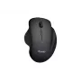 EQUIP 6-przyciskowa dwutrybowa bezprzewodowa mysz ładowalna — praworęczna, optyczna 1600 DPI, RF Wireless + Bluetooth, czarna