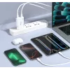 Ładowarka Equip 2-portowa 30W GaN cienki USB-C PD — 2 porty USB-C, wejście 100–240 V, maks. wyjście 20 V, biała