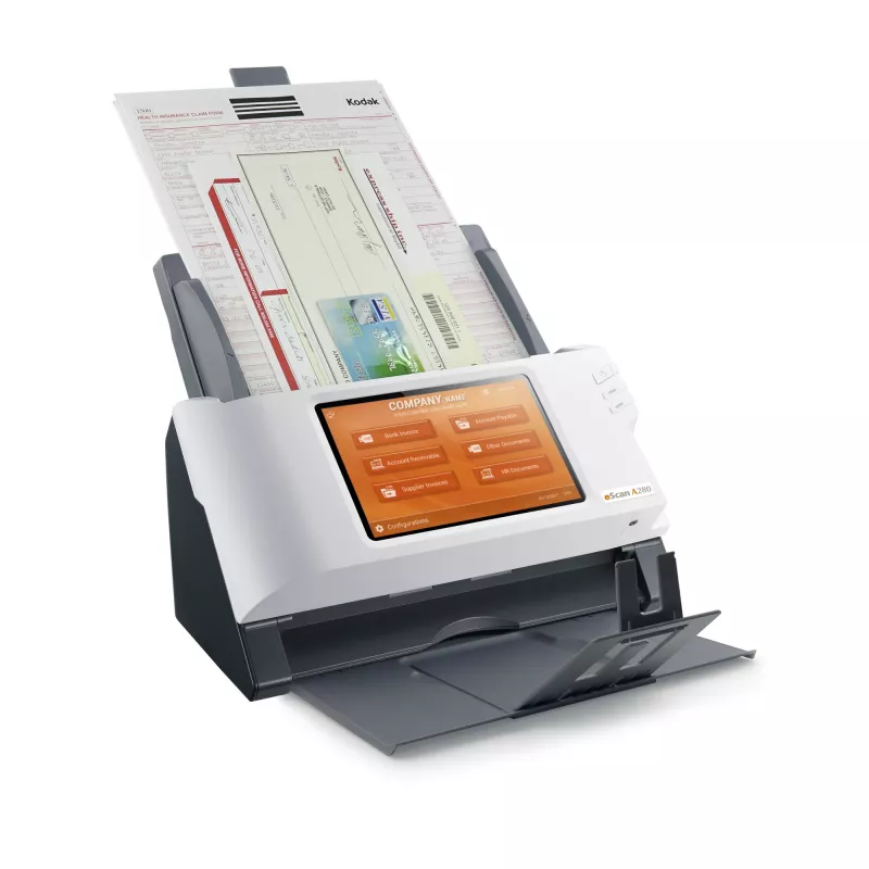 Plustek eScan A280 Enterprise Skaner ADF 600 x 600 DPI A4 Czarny, Biały