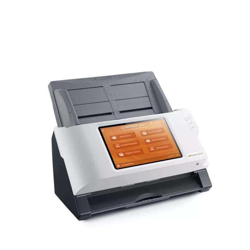 Plustek eScan A280 Enterprise Skaner ADF 600 x 600 DPI A4 Czarny, Biały