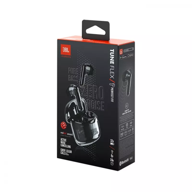 JBL Tune Flex Headset True Wireless Stereo (TWS) In-ear Calls/Music/Sport/Everyday Bluetooth Czarny