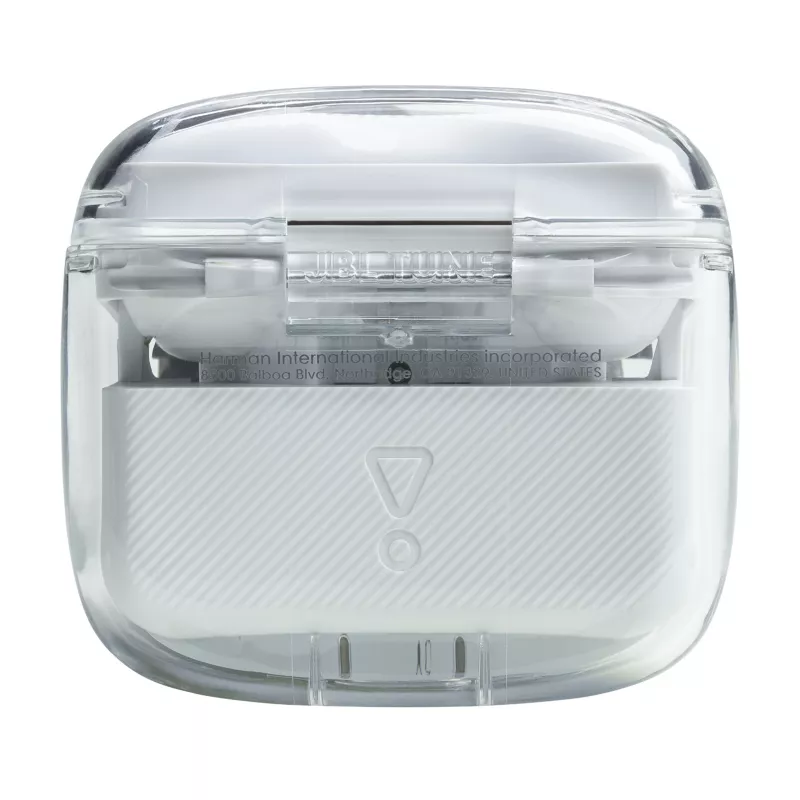 JBL Tune Flex Ghost Edition Zestaw słuchawkowy True Wireless Stereo (TWS) Douszny Połączenia/Muzyka Bluetooth Przezroczysty, Biały
