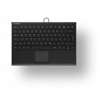 KeySonic KSK-5211ELU (DE) klawiatura Dom USB QWERTZ Niemiecki Czarny