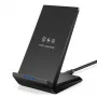Ładowarka wewnętrzna 2GO 797330 Smartfon Czarna USB Bezprzewodowa Szybkie ładowanie