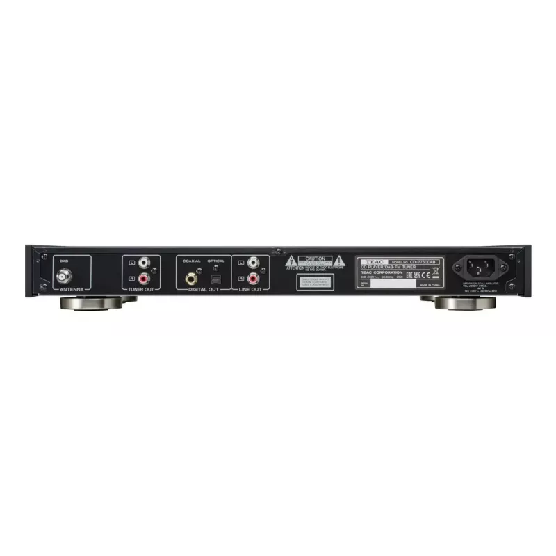 Odtwarzacz CD rejestrator CD TEAC CD-P750DAB-B Czarny DAB+ FM