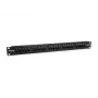 Equip 25-Port Cat.3 RJ45 ISDN Patch Panel, Czarny