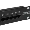 Equip 25-Port Cat.3 RJ45 ISDN Patch Panel, Czarny