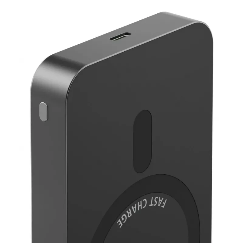 Hama 00201752 powerbank 10000 mAh ładowanie bezprzewodowe antracyt