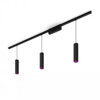 Philips Hue biały and colour ambience Perifo prosta podstawa sufitowa zestaw 3 zwisy