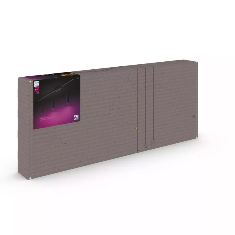 Philips Hue biały and colour ambience Perifo prosta podstawa sufitowa zestaw 3 zwisy