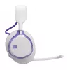 Headset JBL Quantum 650 — bezprzewodowy Bluetooth, USB-C, wokółuszne, pałąk, biały, 20–20000 Hz