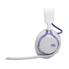 Headset JBL Quantum 650 — bezprzewodowy Bluetooth, USB-C, wokółuszne, pałąk, biały, 20–20000 Hz