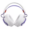 Headset JBL Quantum 650 — bezprzewodowy Bluetooth, USB-C, wokółuszne, pałąk, biały, 20–20000 Hz