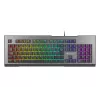Klawiatura gamingowa GENESIS Rhod 500 RGB USB QWERTY portugalski czarna, srebrna